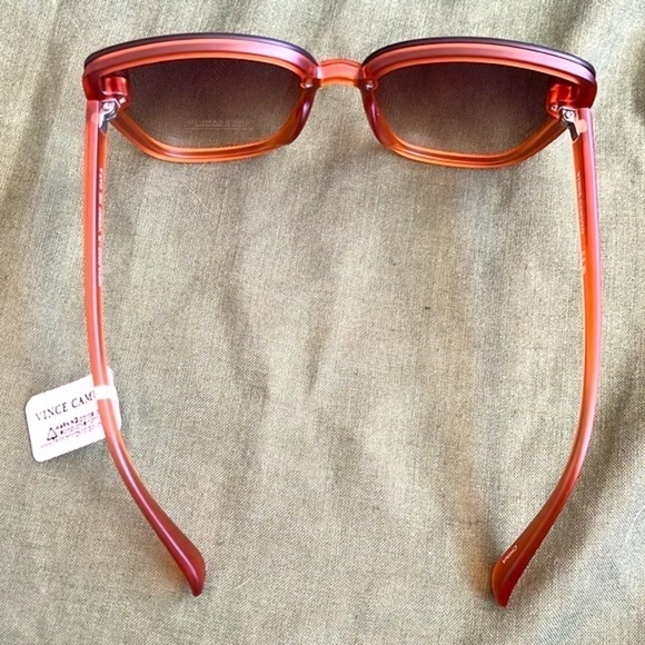 Brand New Vince Camuto Oversized Cat Eye Sunglasses Translucent Frame Gradient main image 4